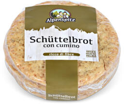 Pane croccante di farina di segale con cumino