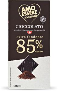 Cioccolato extra fondente 85% cacao