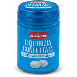 Liquirizia confettata gusto anice e menta