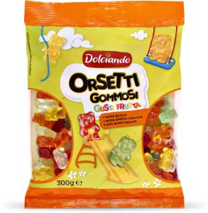 Caramelle orsetti gommosi gusti frutta