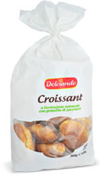 Croissant con granella di zucchero