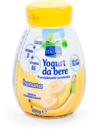 Yogurt da bere alla banana