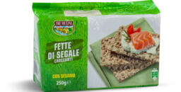 Fette croccanti con segale e sesamo