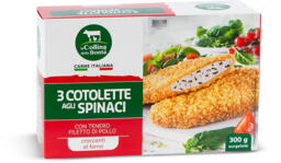 Cotolette agli spinaci 3 pezzi