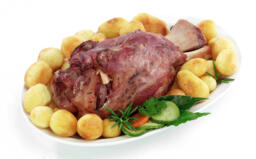 Stinco di prosciutto arrosto precotto