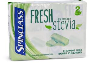 Chewing gum con stevia
