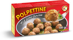Polpettine di carne bovina surgelate