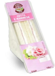 Tramezzini cotto e maionese 2 pezzi