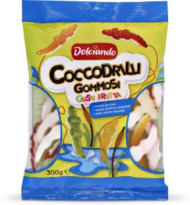 Caramelle coccodrilli gommosi gusti frutta