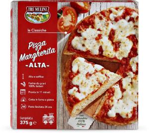Pizza margherita alta surgelata