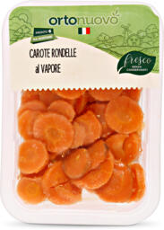 Carote a rondelle al vapore
