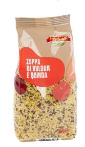 Zuppa di bulgur e quinoa secca