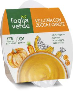 Vellutata con zucca e carote