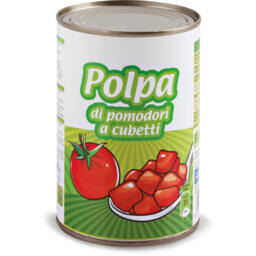 Polpa di pomodori a cubetti
