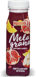 Estratto di melagrana con mela e arancia