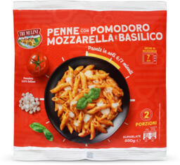 Pasta penne pomodoro mozzarella e basilico surgelate