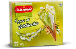 Coni gelato al pistacchio 6 pezzi