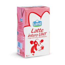 Latte intero UHT a lunga conservazione omogeneizzato