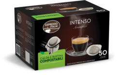 Cialde caffè compostabili intenso aromatico 50 pezzi