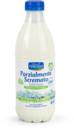 Latte fresco parzialmente scremato