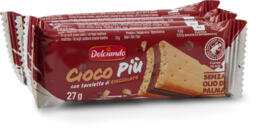 Biscotto Ciocopiù farcito con cioccolato al latte