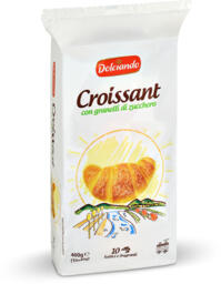 Croissant con granelli di zucchero