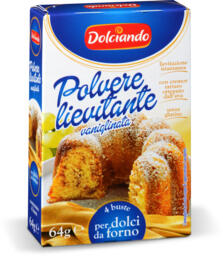 Polvere lievitante vanigliata