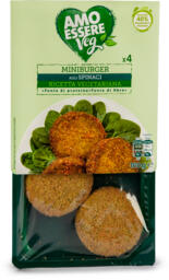 Miniburger agli spinaci
