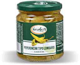 Peperoncini tipo lombardi in aceto di vino