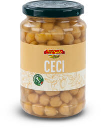 Ceci lessati al naturale