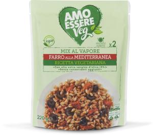 Farro alla mediterranea al vapore