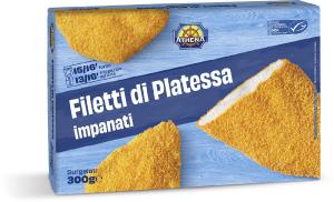 Filetti di platessa impanati surgelati