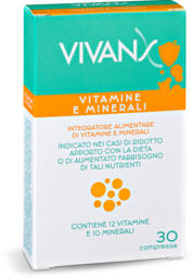 Integratore vitamine e minerali 30 compresse
