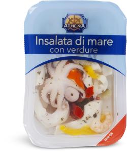 Insalata di mare con verdure