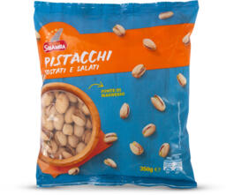 Pistacchi tostati e salati