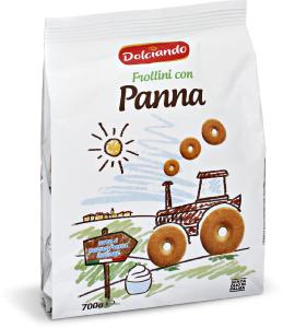Biscotti frollini con panna