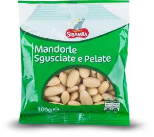 Mandorle sgusciate e pelate