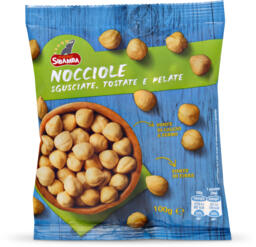Nocciole sgusciate tostate e pelate