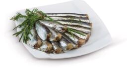 Sarde fresche pulite