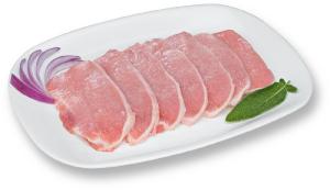 Lonza di suino a fette