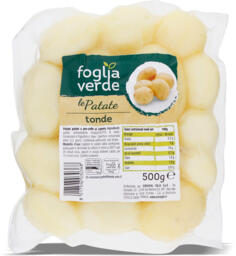 Patate tonde pre-cotte al vapore