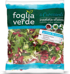 Insalata sfiziosa con radicchio, indivia e valeriana