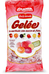 Caramelle gelèe con succo di frutta