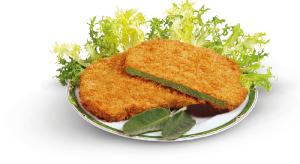 Cotoletta di pollo con spinaci