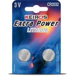 Pile a bottone keiros extra power lithium 2 pezzi